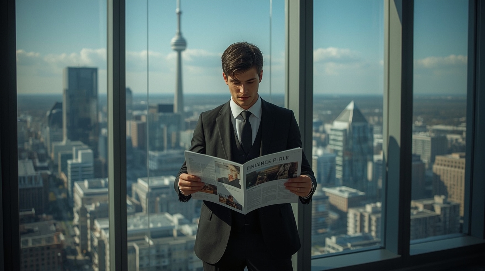 Professionals reviewing financial information